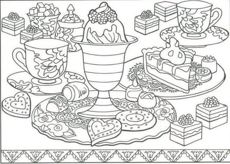 Эскиз сладкого стола