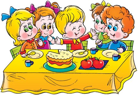 Праздничный стол рисунок