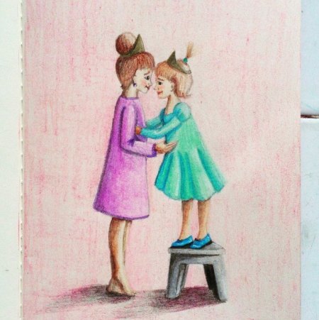 Младшая сестра рисунок