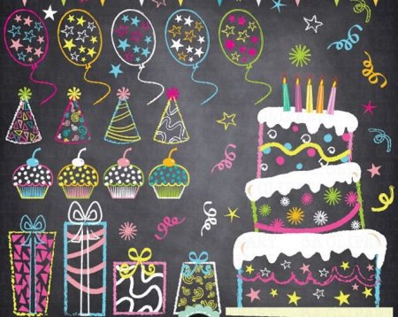 Цветные рисунки мелом