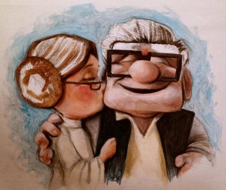 Рисунок ко Дню пожилого человека