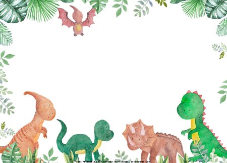 Фон динозавры детские