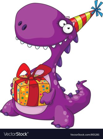 День рождения динозавры