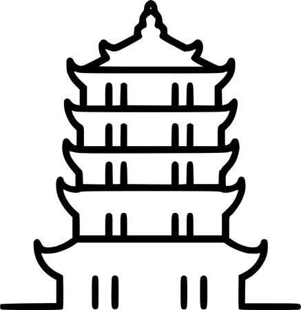 Китайская пагода иконка