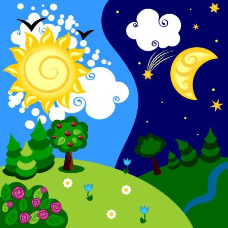 День и ночь для детей