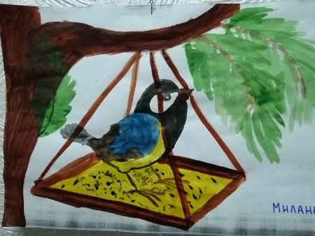 Рисунок ко Дню птиц