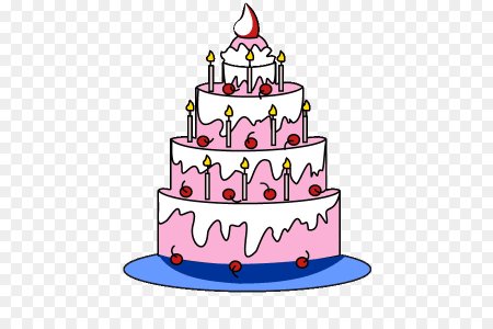 Праздничный торт рисунок