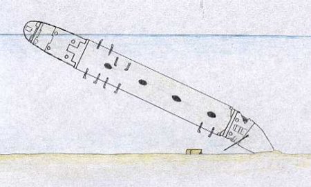 Как рисовать Британик на дне