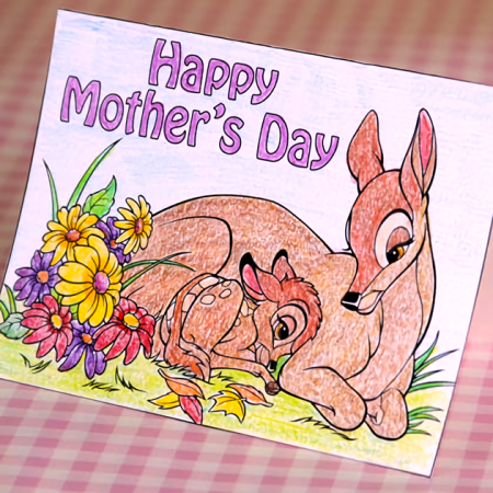 Рисунок маме на день рождения