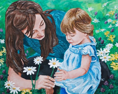 Рисунок мамы для срисовки