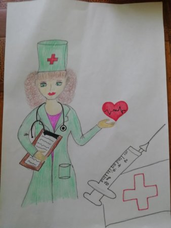 Рисунок ко Дню медицинского работника