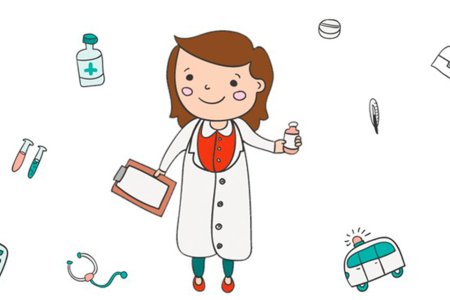 Рисунок ко Дню медицинского работника детьми