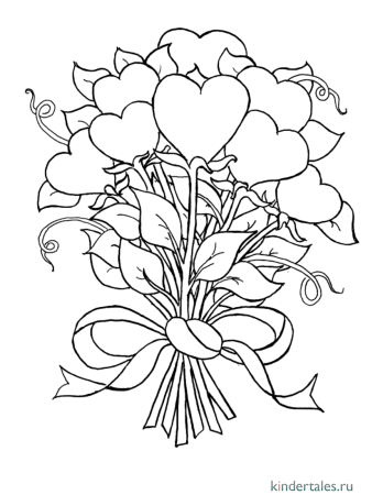 Букет для рисования