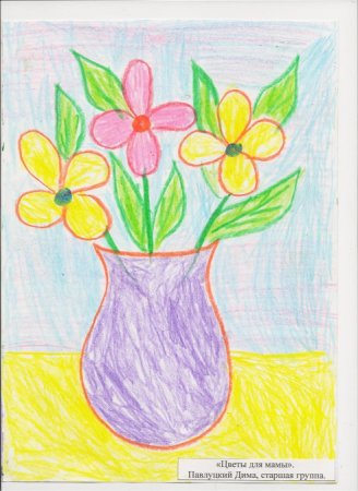 Букет раскраска