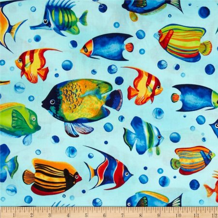 Рисование рыбка морская