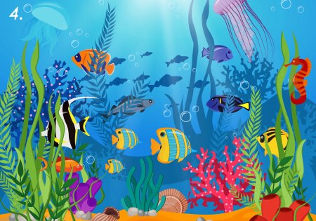 Картина Морское дно для детей