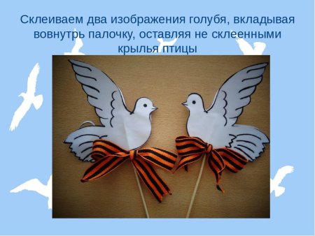 Голуби на 9 мая
