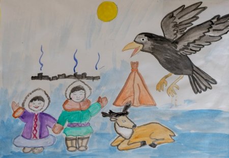 Рисунок на тему Вороний день