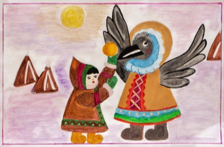 Вороний день рисунки