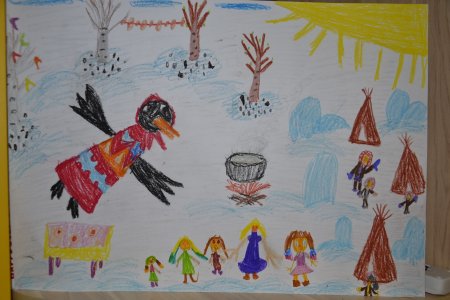 Рисунок на тему Вороний день