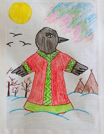 Рисунок на тему Вороний день