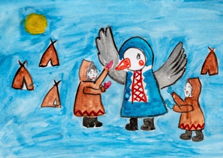 Рисунок на тему Вороний день