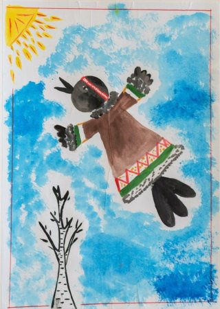 Вороний день праздник хантов рисунки