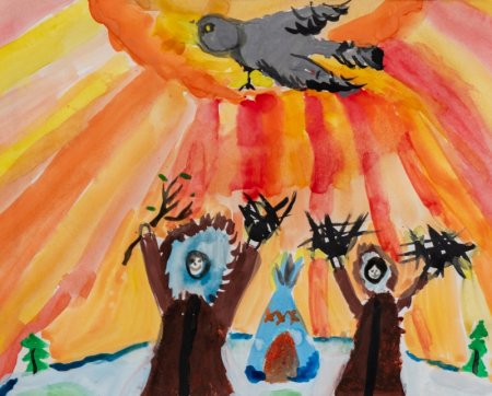 Рисунки к празднику Вороний день