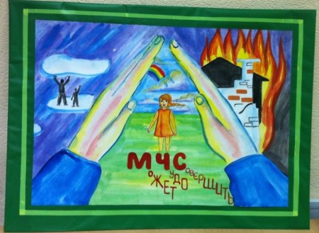 Пожарный рисунок