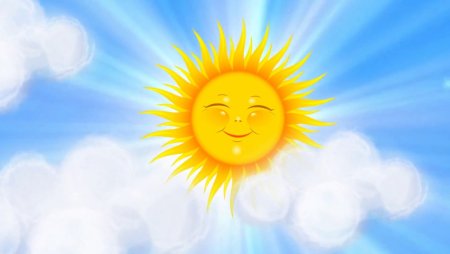 Лучезарное солнце