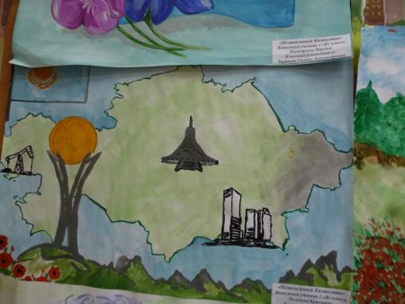 Рисунки на тему независимость Казахстана
