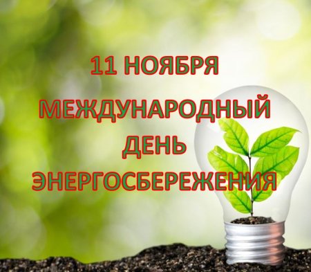 Международный день энергосбережения фото
