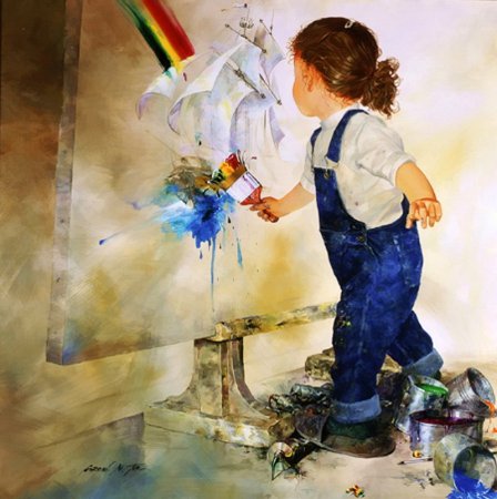 Креативная живопись для детей