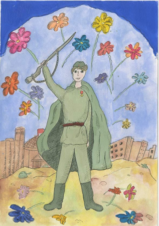 Рисунок ко Дню Победы для детей