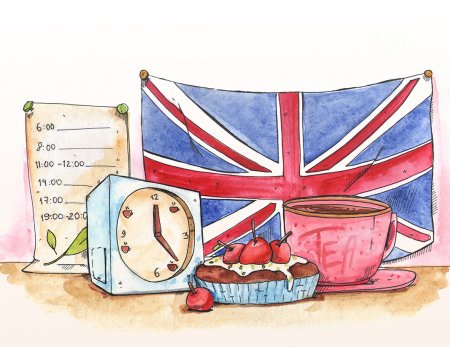 Иллюстрации в английском стиле