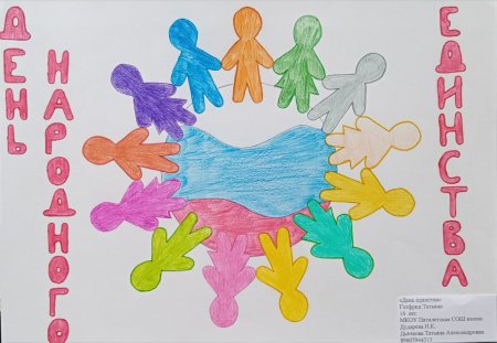 Рисунок на день единства народов