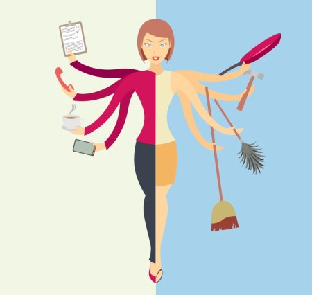 Женщина с множеством рук