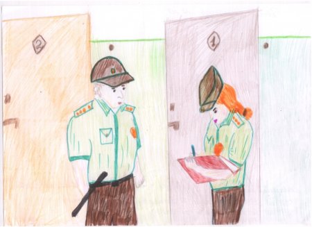 Рисунок на тему судебные приставы