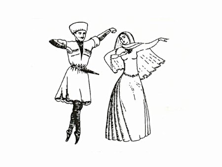 Лезгинка рисунок