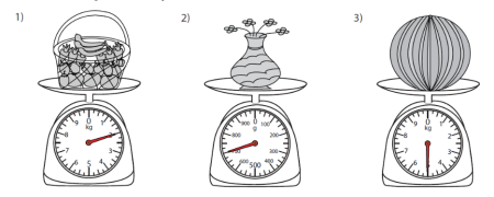 Весы. Взвешивание задания для дошкольников