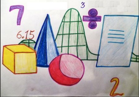 Рисунок на тему неделя математики