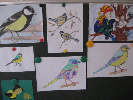 Синичкин день рисунок конкурс