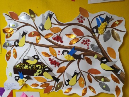 Пластилинография птицы