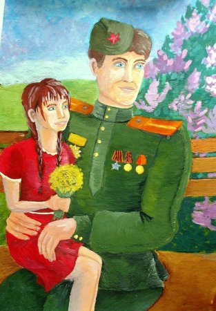 Рисунок на 9 мая