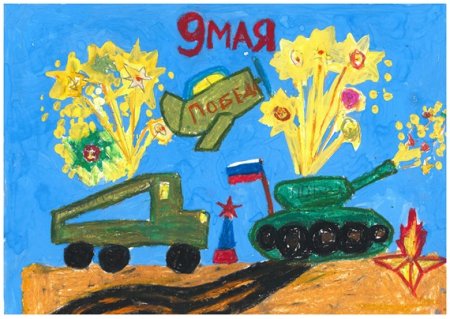 Рисование парад Победы