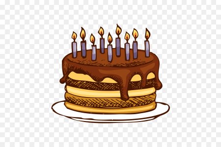 Открытка с днем рождения вектор