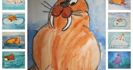 День моржа рисунок