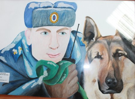 Рисунок ко Дню полиции