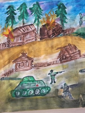 Рисунки ко Дню освобождения