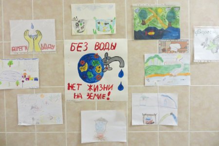 Рисунки для выставки о воде